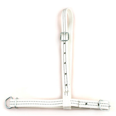 Producten weidehalster zonder ketting nylon wit