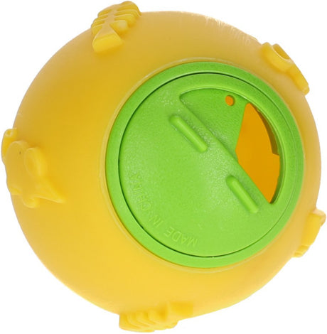 Producten snackbal voor kippen 7 5 cm geel
