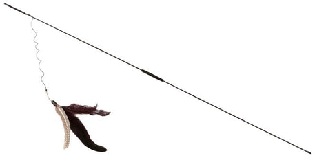 Producten kattenspeelhengel xxl met 3 hangers 95 cm