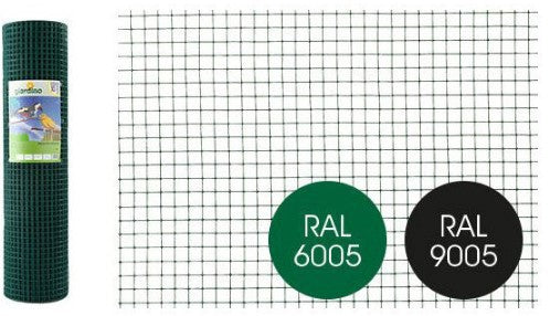 Giardino producten gaas gelast zwart 12 7 1 10 1 51m x 25m