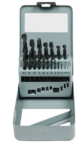 Producten boorset 19 delig hss stalen cassette