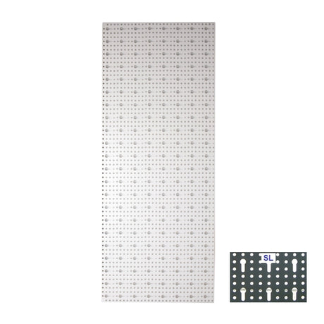 Producten achterwand perforatie sl sleutel gat 40x100cm tegometall