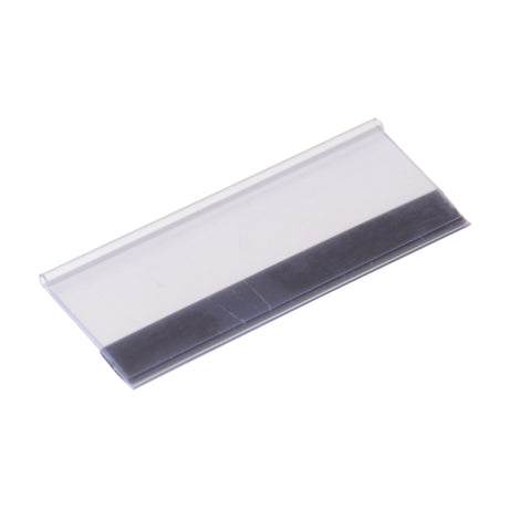 Producten prijsstrip 100x38mm transparant met magneettape