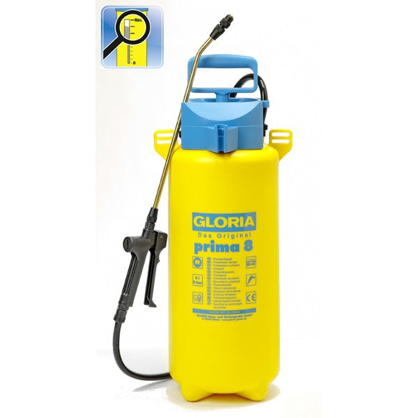 Gloria producten drukspuit prima 8 knst 8 liter
