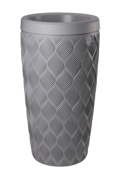 Producten regenton flow platinumgrijs 240l incl plantenbak