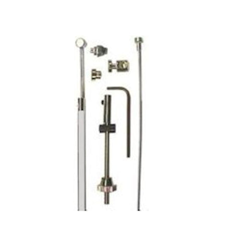 Elvedes kabel kit rem achter draadeind zilver 6269
