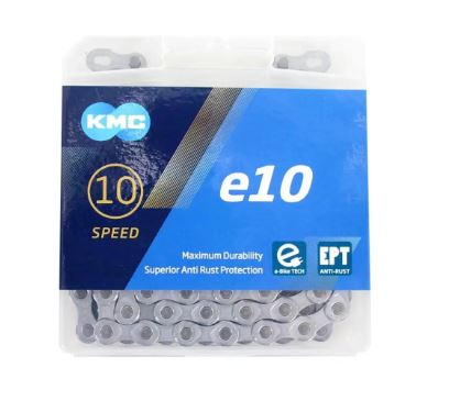 KMC Ketting 10 speed e10 EPT 136 schakels zilver
