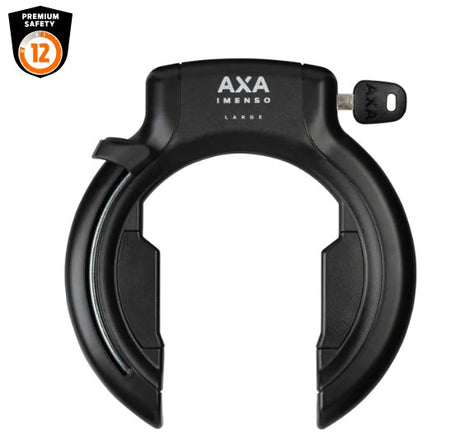 Axa ringslot imenso l zwart 75mm safety index 12 uitneembare sleutel **geen art**