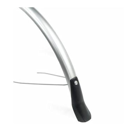 Eurofender snello achterspatbord 46mm - 28 inch zilver