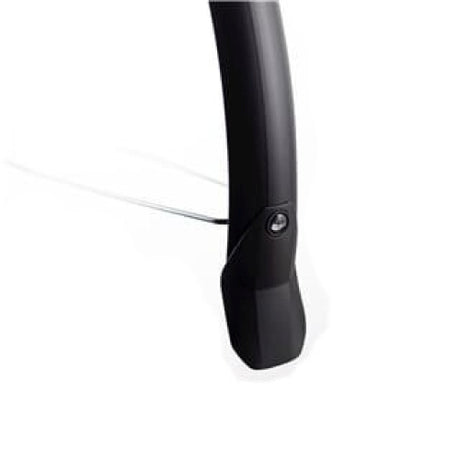 Eurofender lampo achterspartbord 58mm - 28 inch zwart