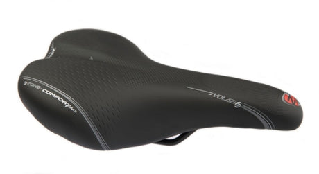 Zadel Selle Bassano Volare M X33 heren - zwart