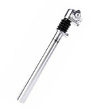 zadelpen verend 27,2 x 310 mm aluminium zilver