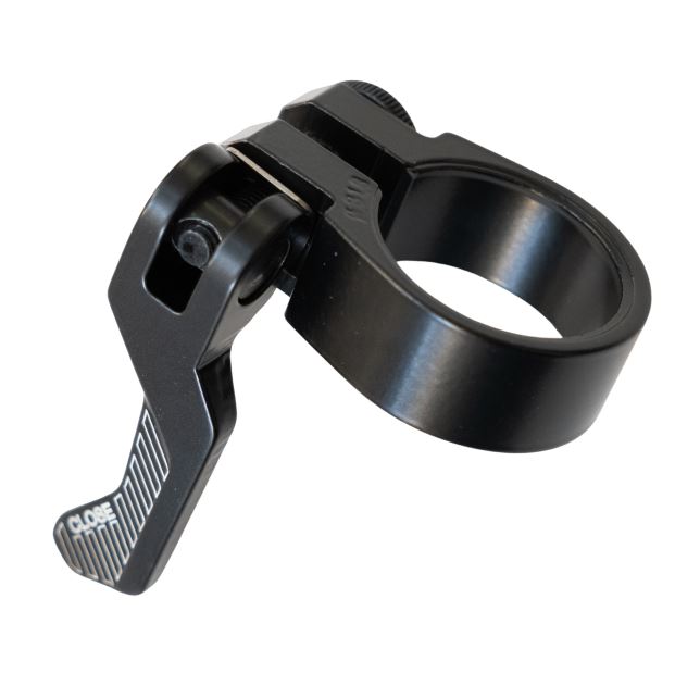 Ursus zadelpenklem + snelspanner 34.9 zwart