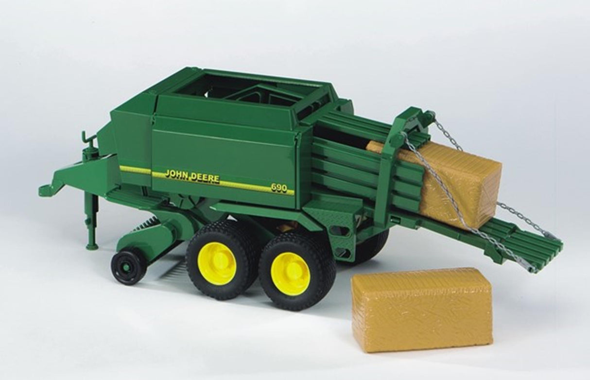 Bruder speelgoed | miniature vehicles - john deere balenpers (02017)
