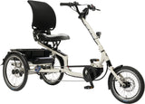 Pfautec elektrische shoppingfiets scoobo + (#1) e-threecy.pfau-tec scoobo + 16 20 14sp grey