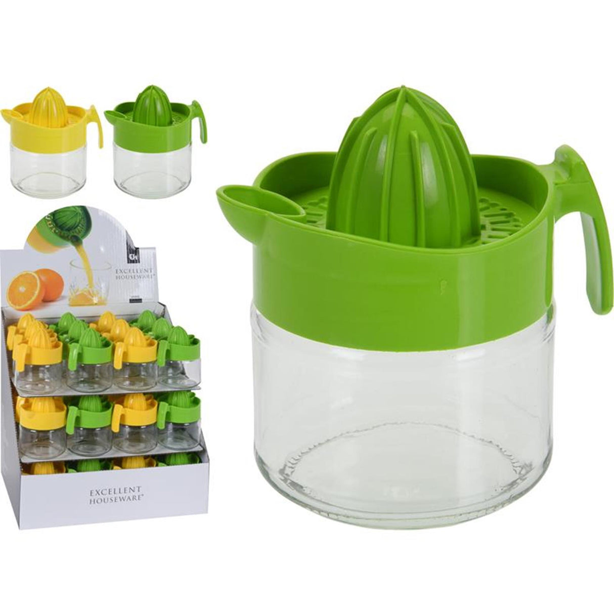 Excellent houseware citruspers schenkkan kunststof