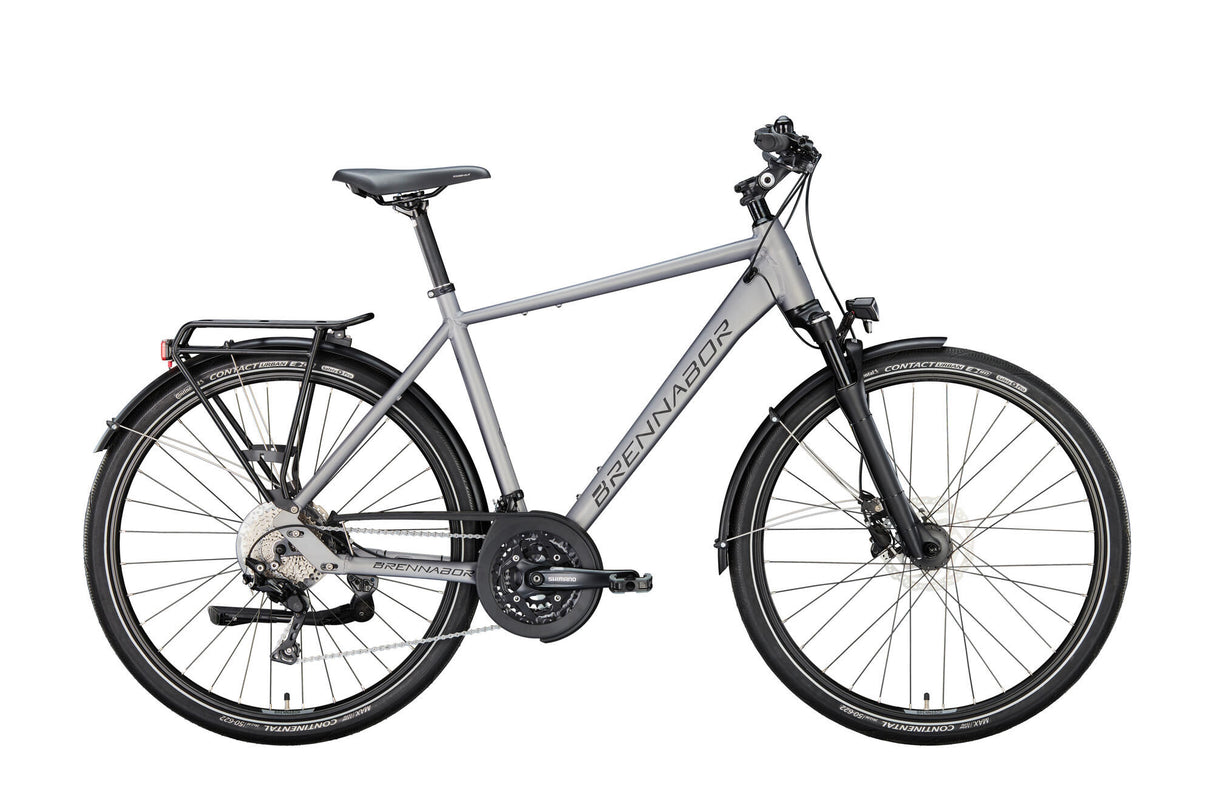 Brennabor trekkingfiets t-62 mod. 24 bike trekking t-62 28 55 he. 30sp. grey black