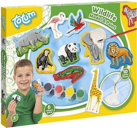 Totum wildlife gipsgieten en schilderen maar