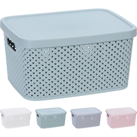 Storage solutions opbergdoos met deksel 3,5l pastel