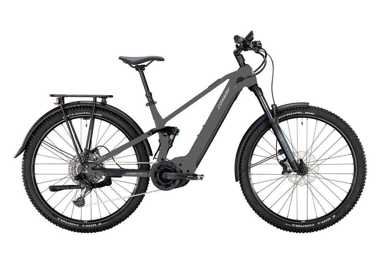 Conway elektrische suv xyron c 2.0 750 (#1) ebike conw.xyron c2.0 750 29 40 9sp full sus. grey