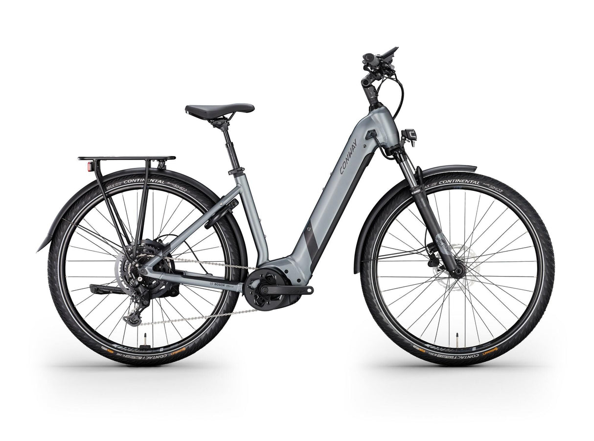 Conway elektrische trekkingfiets cairon t 3.0 750 se (#1) ebike conw. cairon t 3.0 750 se 28 54 9sp sil. bl.