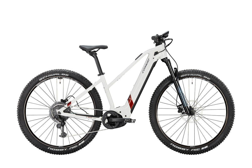 Conway elektrische mtb hardtail cairon s 8.0 mod. 23 ebike conw.cairon s 8.0 29 53 trap.11sp white cop