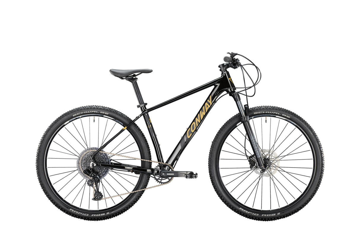 Conway mtb hardtail ms 9.9 mod. 24 bike ms 9.9 ge. 29 s hardtail 12sp black gold