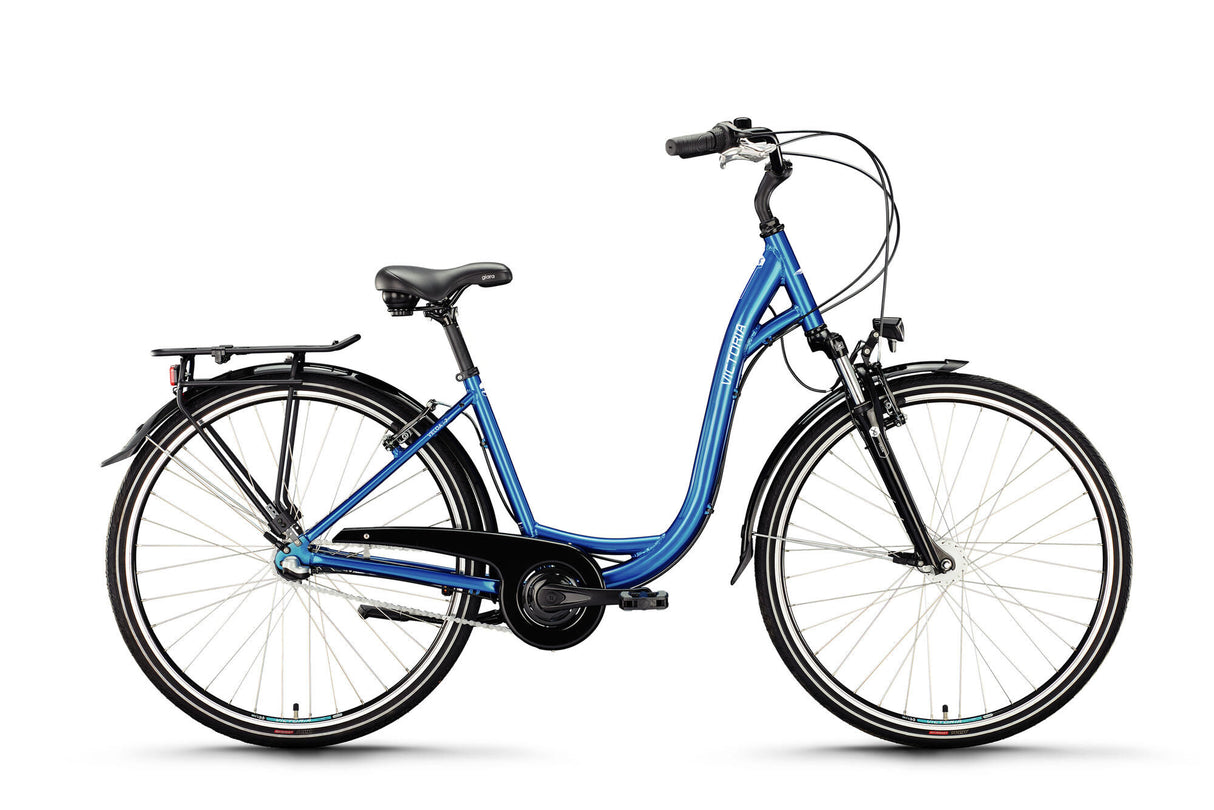 Victoria stadsfiets classic 7 mod. 24 bike vict.classic 7 28 55 low entry 7sp blue
