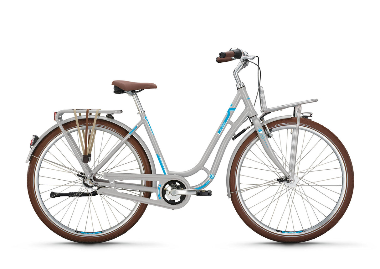 Victoria stadsfiets antiqa 7 mod. 24 bike vict.antiqa 7 28 50 nost. 7sp beetle white