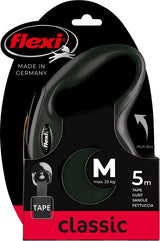 Flexi producten rollijn new classic band zwart m5 meter tot 25kg