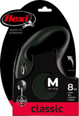 Flexi producten rollijn new classic koord zwart m8 meter tot 20kg