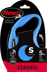 Flexi producten rollijn new classic band blauw s5 meter tot 15kg