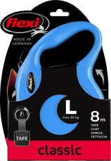 Flexi producten rollijn new classic band blauw l8 meter tot 50kg