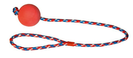 Producten schuimrubberbal aan touw 60cm