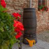 Roto producten regenton slim houten look bruin pluskraan 500l