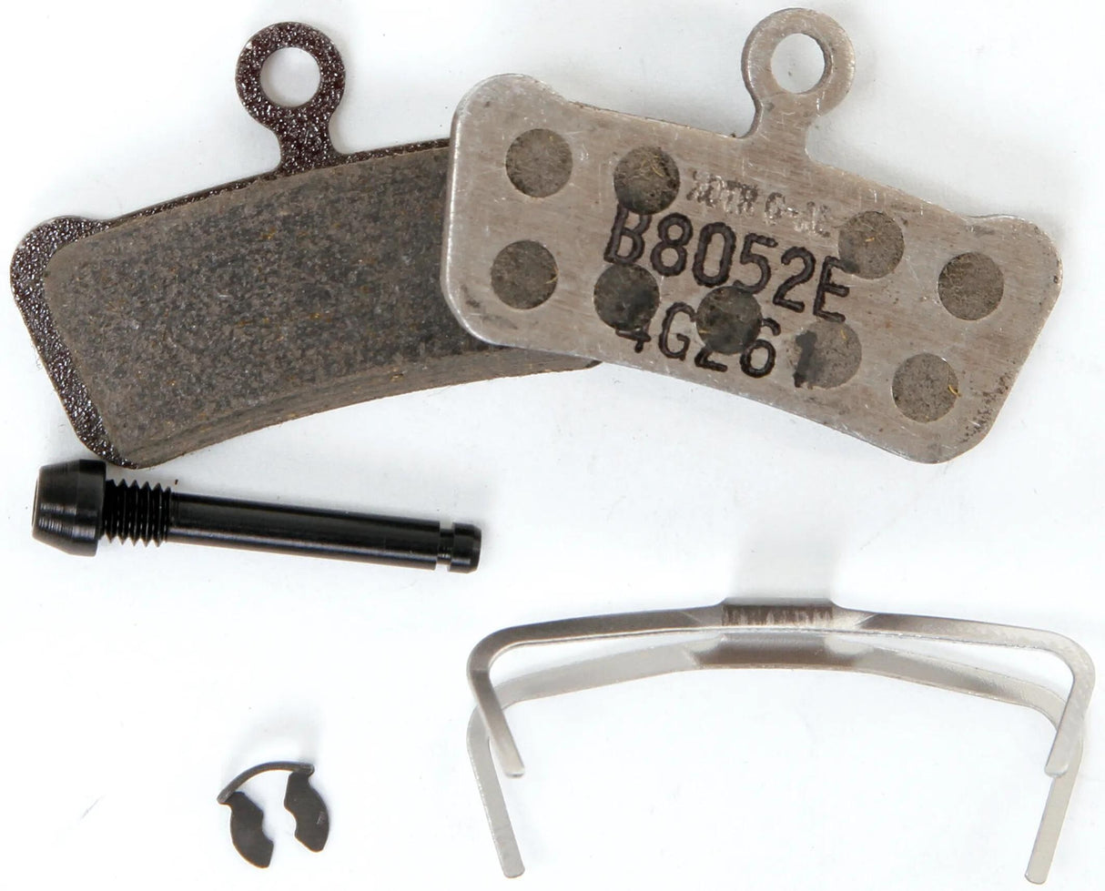 Sram schijfremblokken disc br.pad organic w.alu plate
