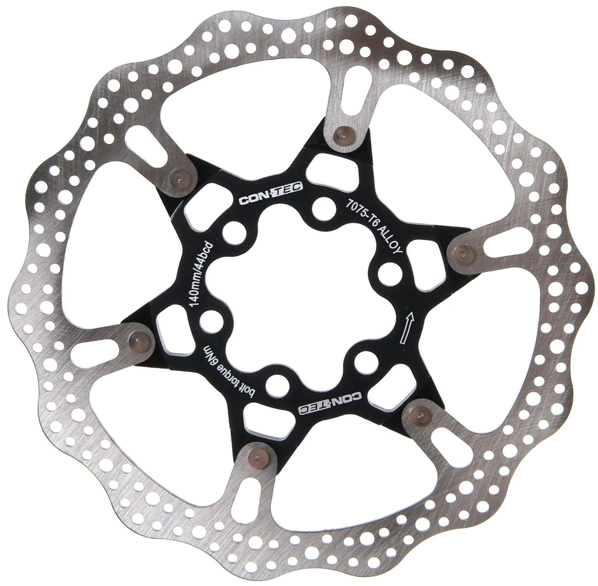 Contec remschijf cdr-hd 1 ct disc br. rotor cdr-hd1 140 mm 2-parts 6-hole