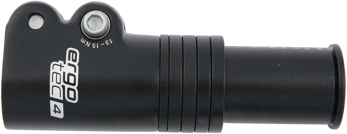 Stuurpen verlenger Ergotec Ahead 3 - 1-1 8 AL6061 T6 - zwart gezandstraald