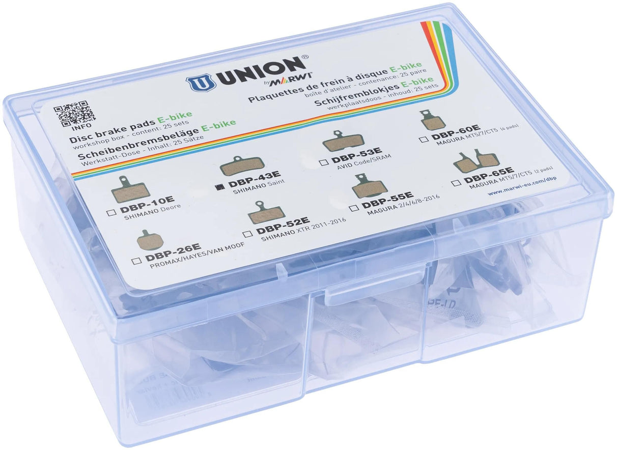 Union schijfremblokset dbp-43e organisch kevlar (25pr)