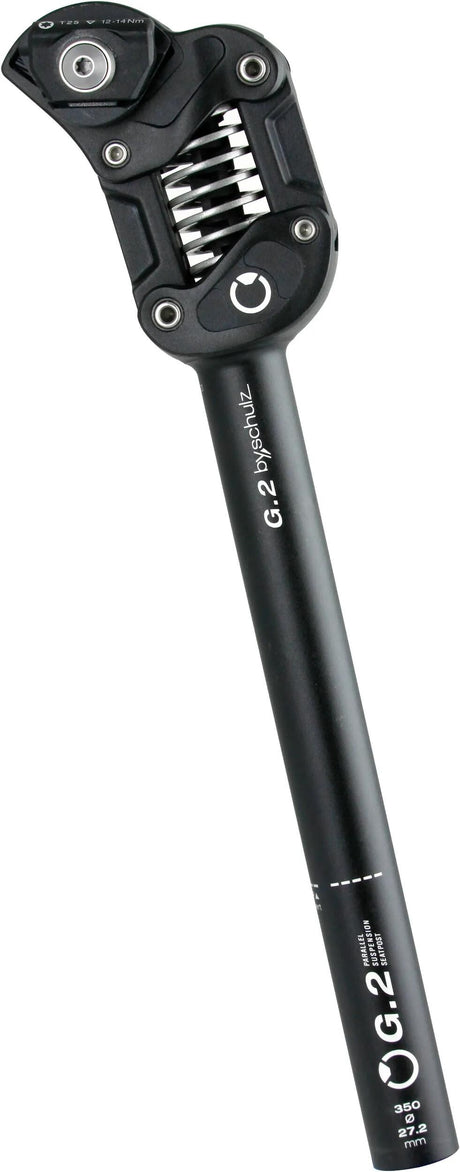 By,schulz zadelpen g.2 st 27.2mm 350mm medium zwart