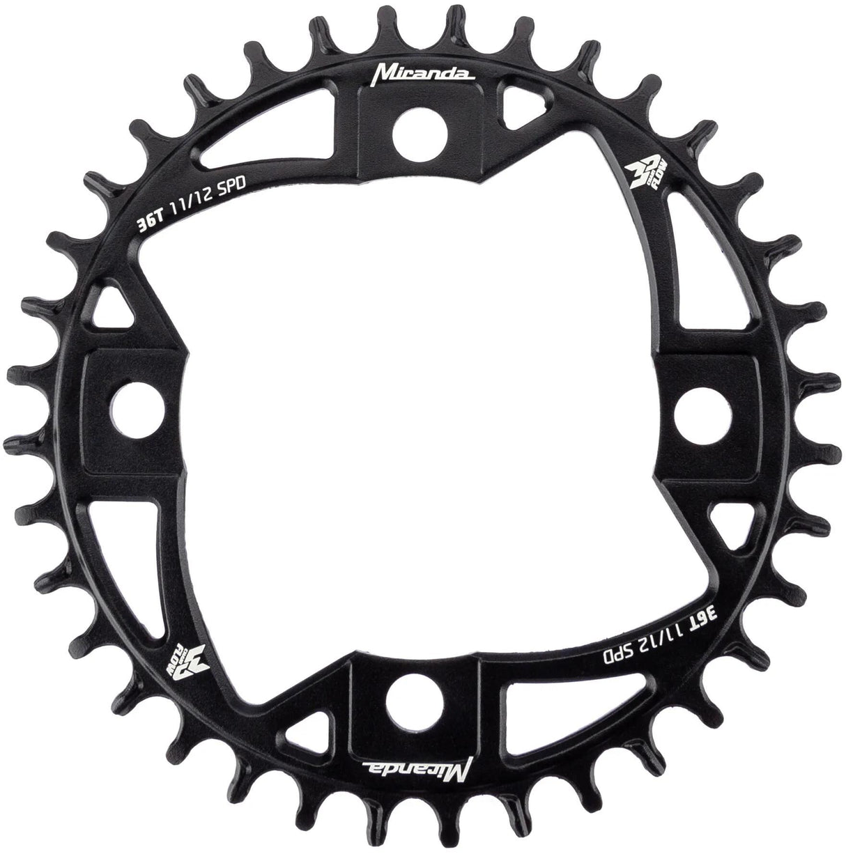 Miranda kettenblatt mtb chainflow 3d chain ring mtb chainflow 3d 36t