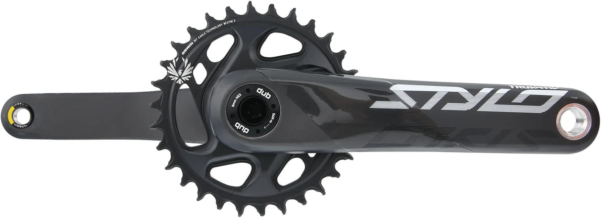 Truvativ crankstel stylo carbon eagle crank set stylo car.eagle 30t.dub fatbike