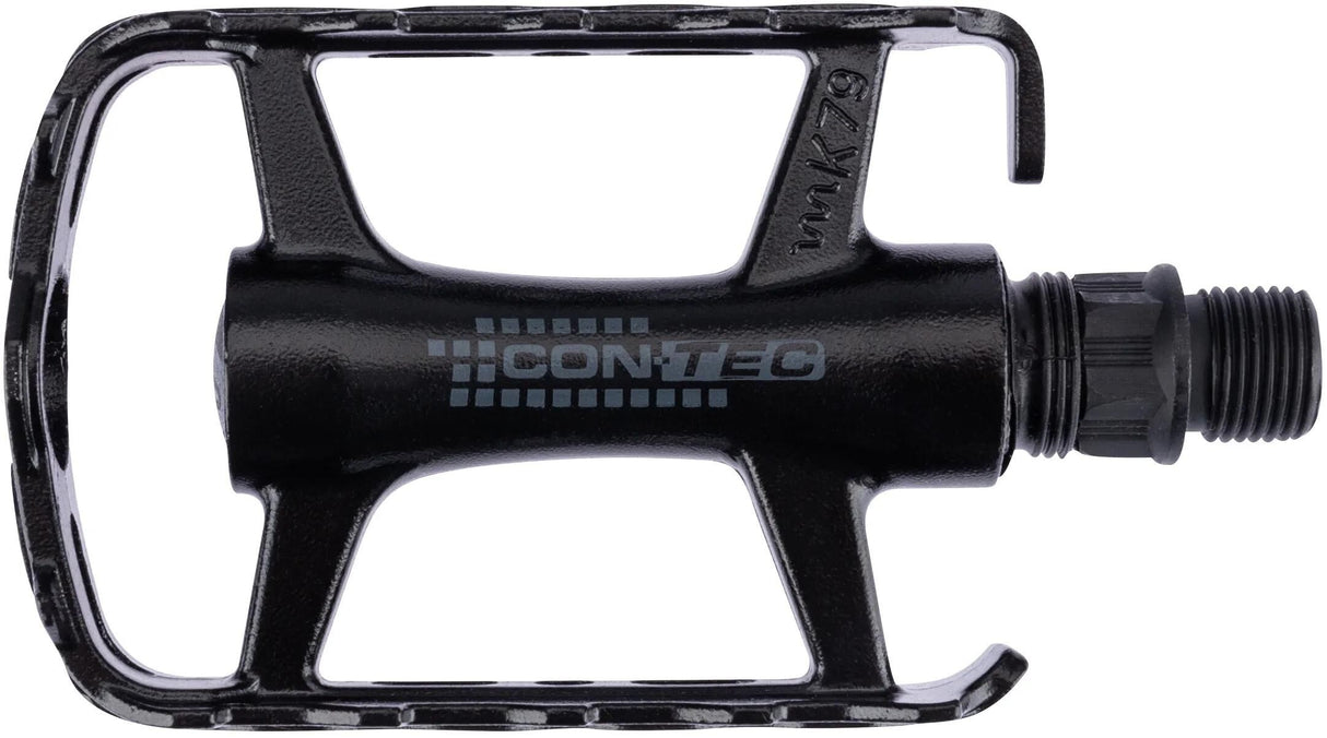 Contec pedaal blacktop ct pedals blacktop mtb atb alu black silver