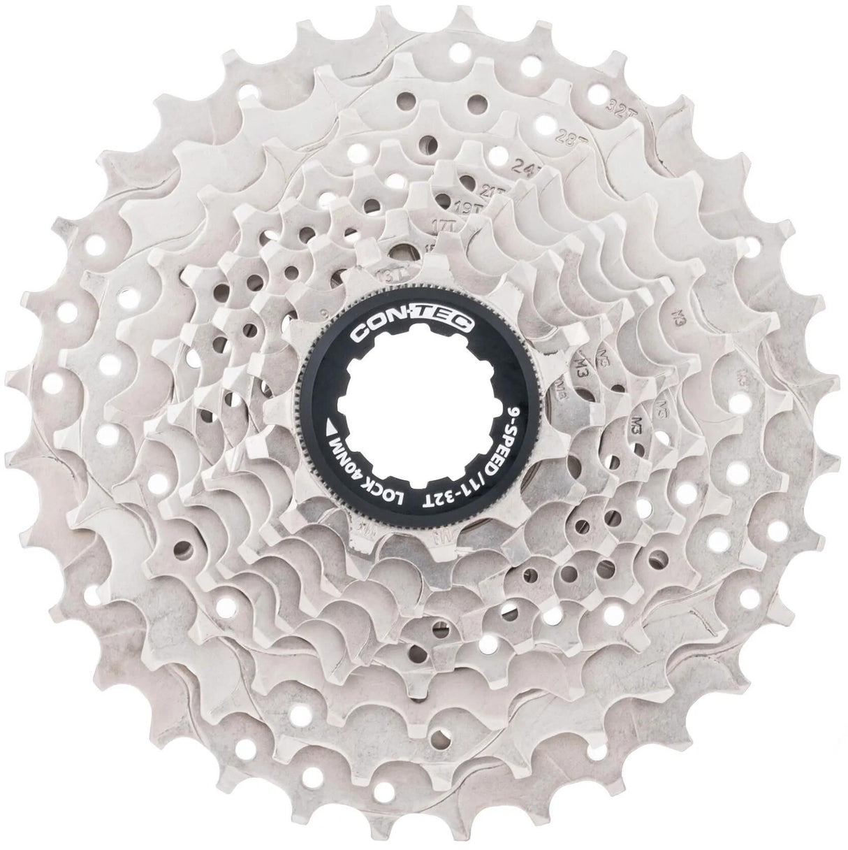 Contec cassette grad ct cassette grad 11-32t 9sp sil. black