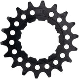Kmc steck-zahnkranz sprocket rohloff 1 2 x 1 8 18z, aluminum