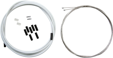 Contec schaltzug-set shift+ ct shift+ set stainless 1,1mx2275 mm white