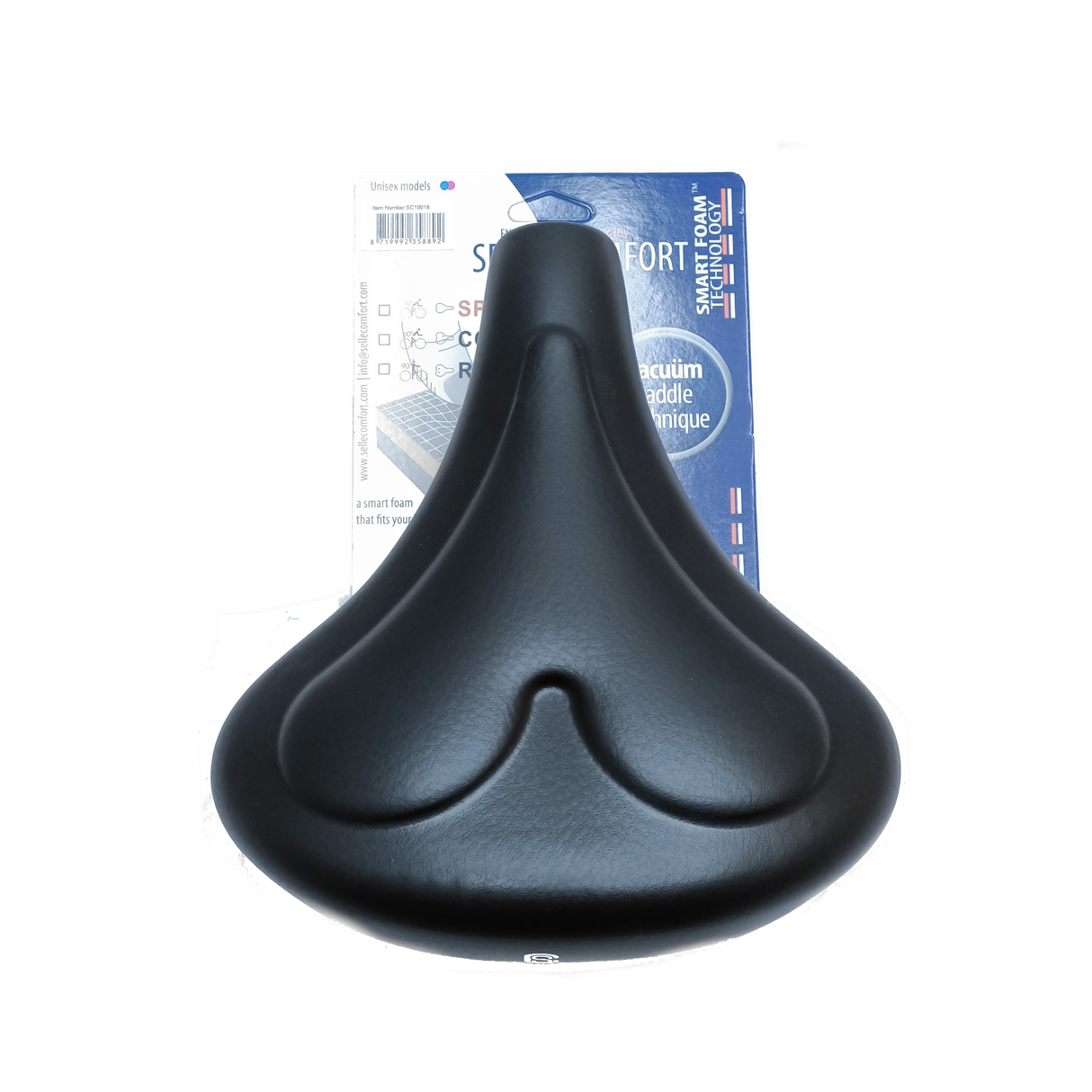 Selle comfort Comfort zadel 261 hartje smart foam zwart