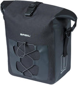 Basil tas navigator m enkel | mik studs | zwart 14l
