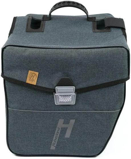 Haberland dubbele tas emotion 4nature double bag emo. 4nature anthracite reflex