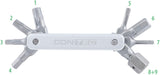 Contec multifunctioneel gereedschap tfr - buster 9 ct multitool tfr-buster 9 9 functions silver